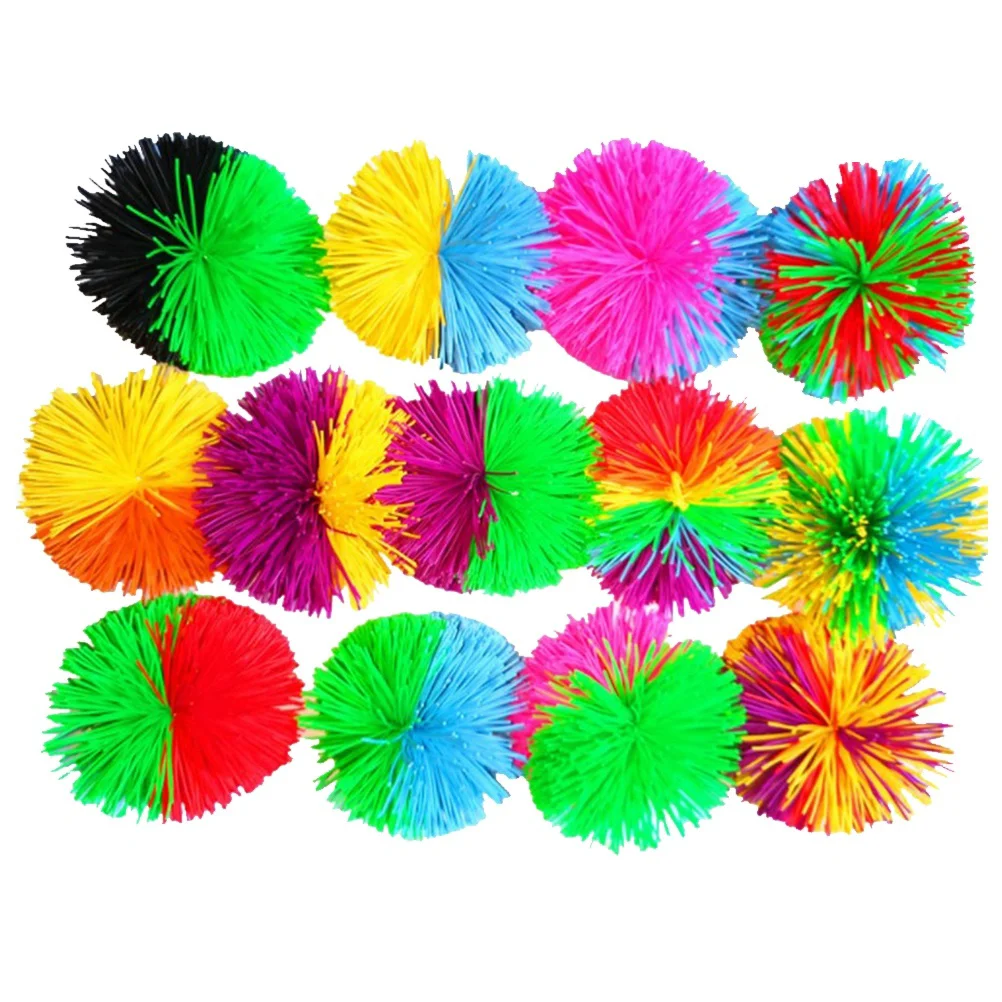 

sensory Stress Bouncing Fluffy Colorful Bouncy Stringy Fidgets Kids Bulkrainbowtoddlers Silicone Office