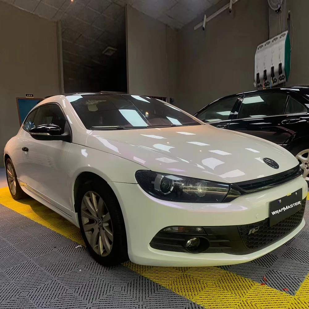 Белая фотоблестящая Защитная пленка для автомобиля виниловая