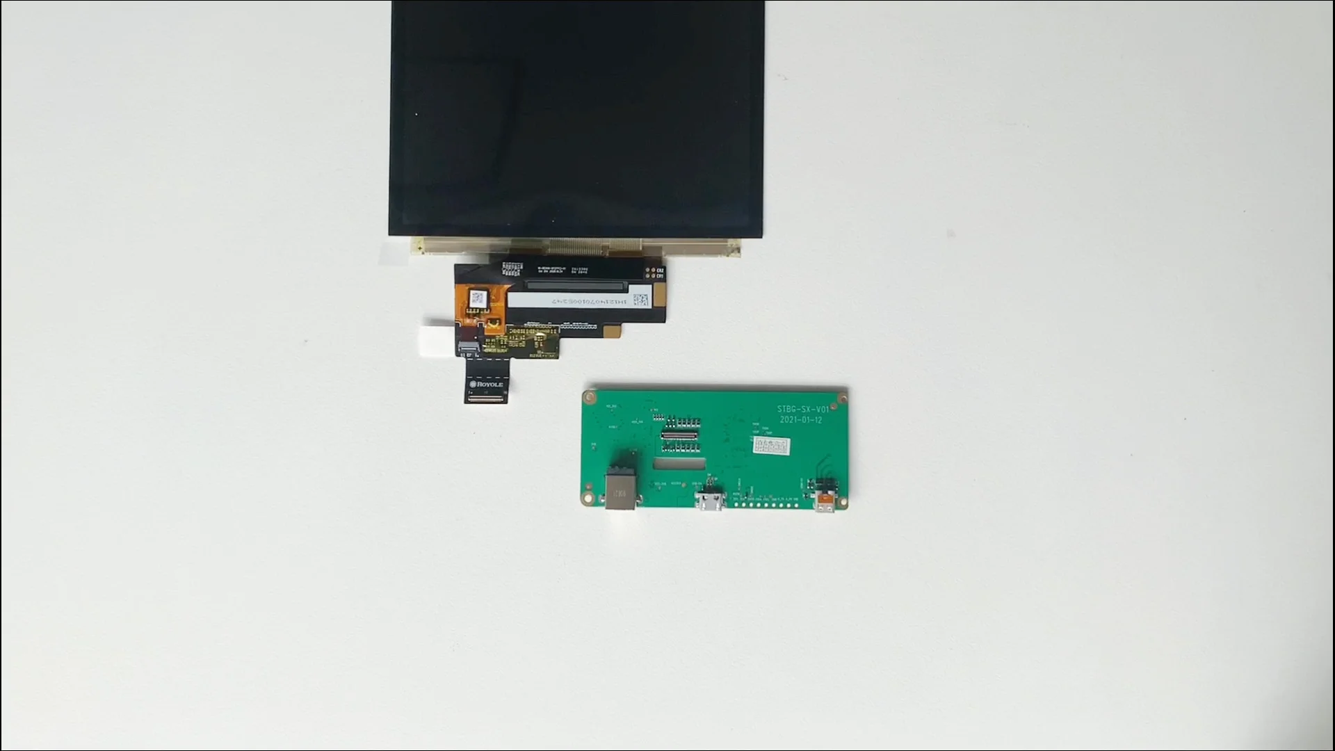 

7.8 Inch Flexible OLED 1440*1920 AMOLED Bendable Display Panel With Capacitive Touch Screen High Brightness Flexible Display