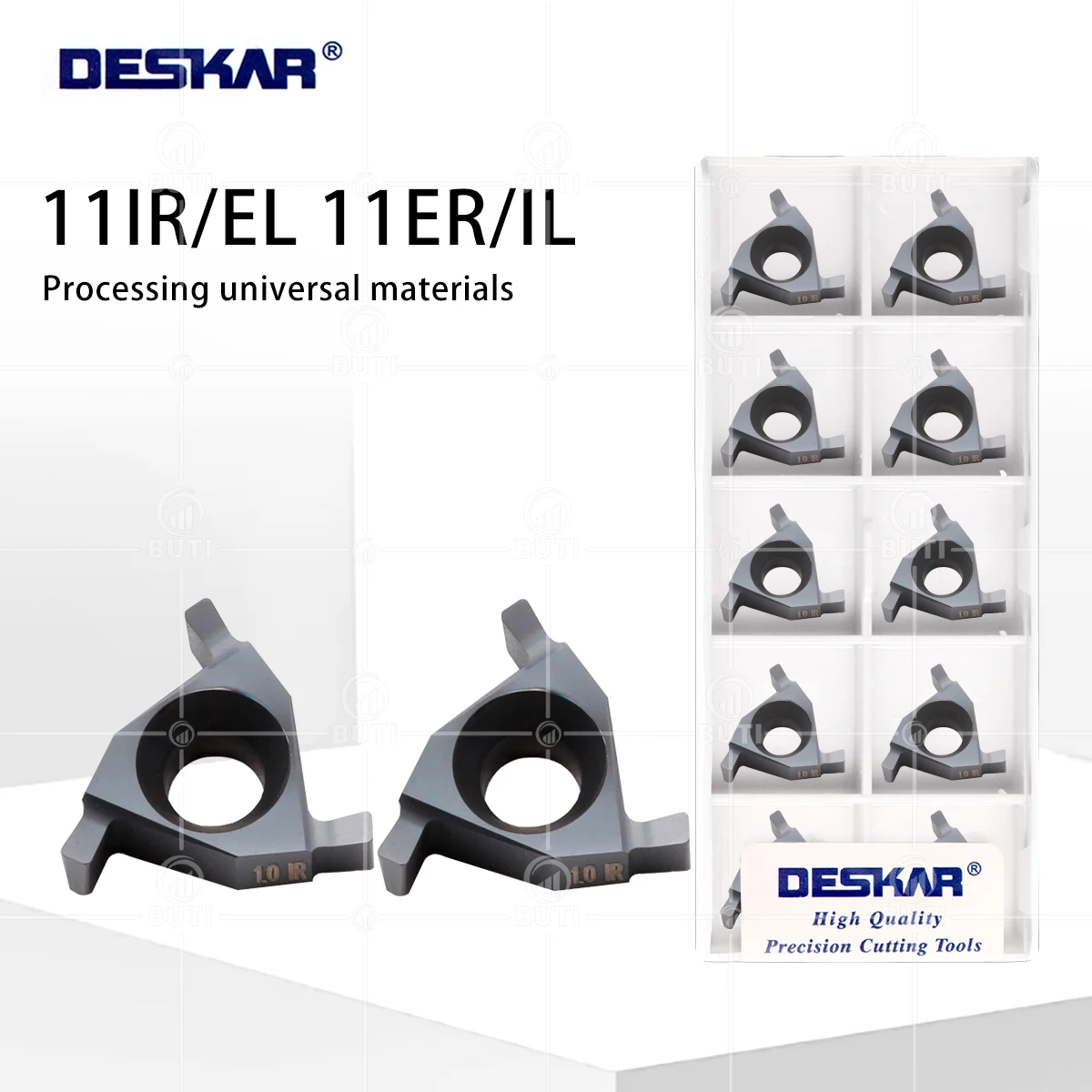 DESCAR 100% оригинал 11ER/IL 11IR/EL 0,7 0,8 0,9 1,0 1,1 1,2 1,3 1,4 1,5LDA долбежное лезвие, токарная обработка, универсальный материал