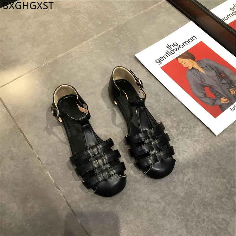 

Босоножки женские летние, 2022, роскошные дизайнерские сандалии-гладиаторы, женская обувь на плоской подошве, женские сандалии, туфли Мэри Дж...