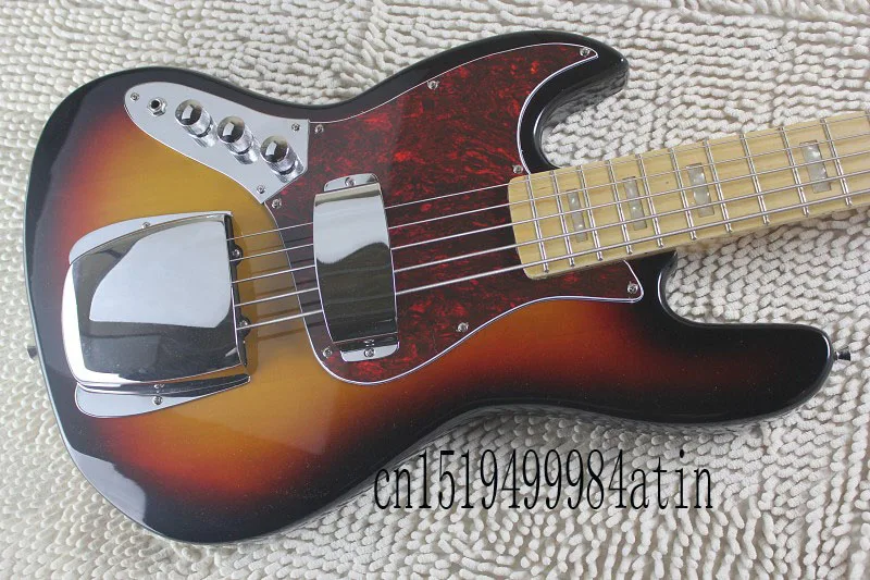 

Top Quality wholesale Jazz bass Sunburst Left handed Electric J Bass Guitar in stock