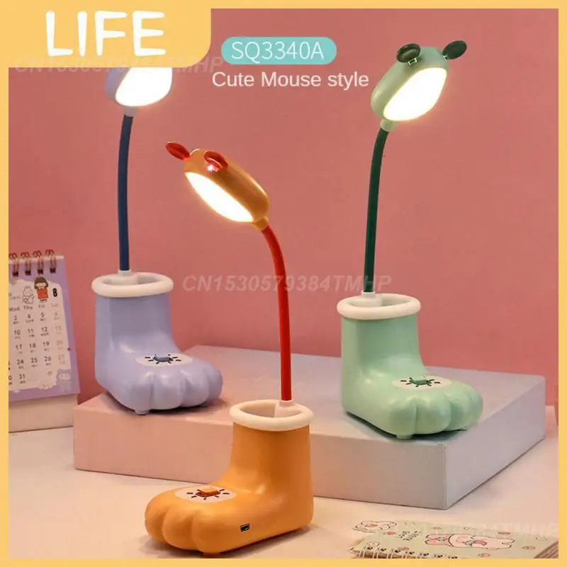 

Удобный держатель для ручки, портативная настольная Светодиодная лампа с дополнительным длительным режимом ожидания, с защитой от падения, 1 шт., с защитой для глаз, для чтения