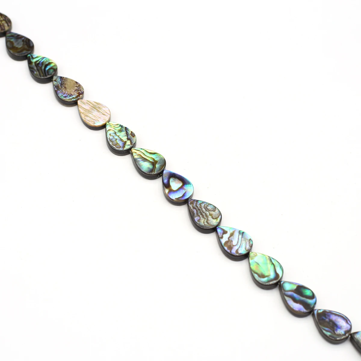 

Natural Abalone Shell Beads Water Drop Shape Natural Shell Loose Spacer Beaded for DIY Making Jewelry Necklace Bracelet