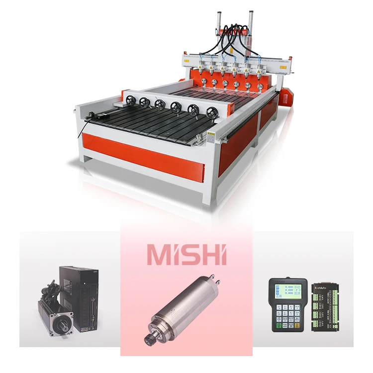 

Muti Spindles 6 Heads 3D Metal Wood CNC Router Machine Woodworking Carving Cutting Engraving Machinery