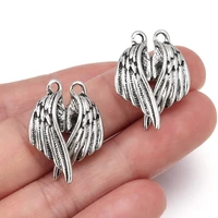 4 setslot 24x18mm alloy wing magnetic clasps for jewelry making magnet end clasp couple bracelet necklace diy connector