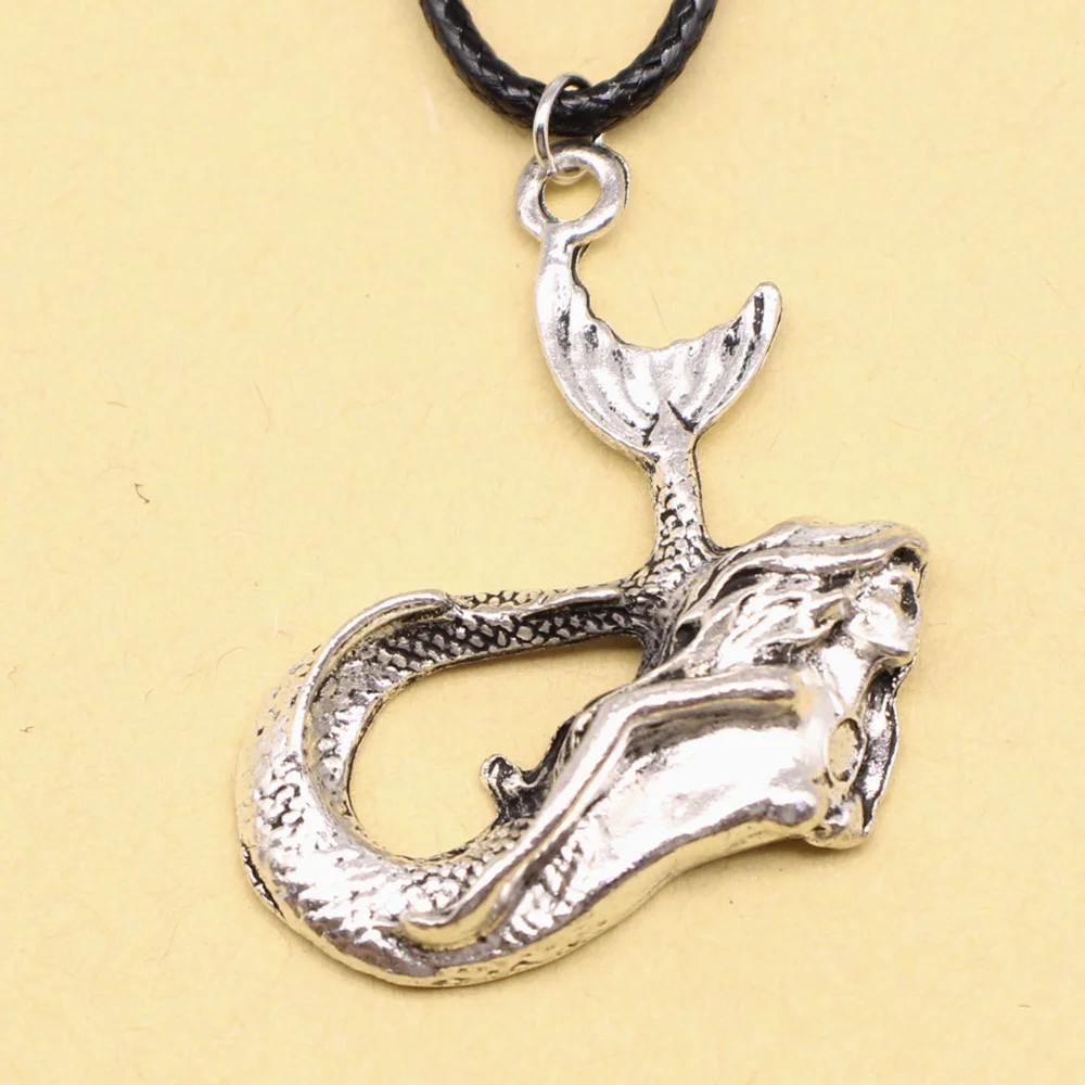 1 шт. 30x42 мм чокер Русалка модные ювелирные изделия