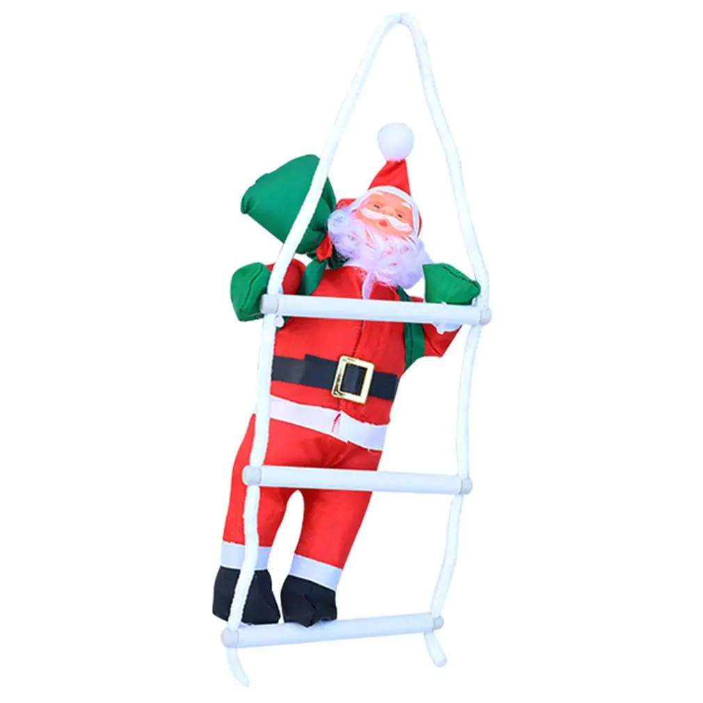 

Christmas Hanging Decoration Santa Climb Ladder Hanging Decoration Funny Kids Christmas Attractive Gift Toy
