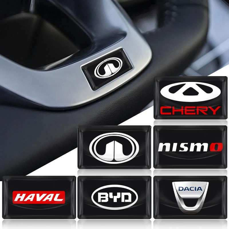 

10pcs Car Logo Small Decoration Badge Sticker Decal for TRD BMW Audi Volkswagen Volvo Honda Toyota Lexus Car Accessories Decor