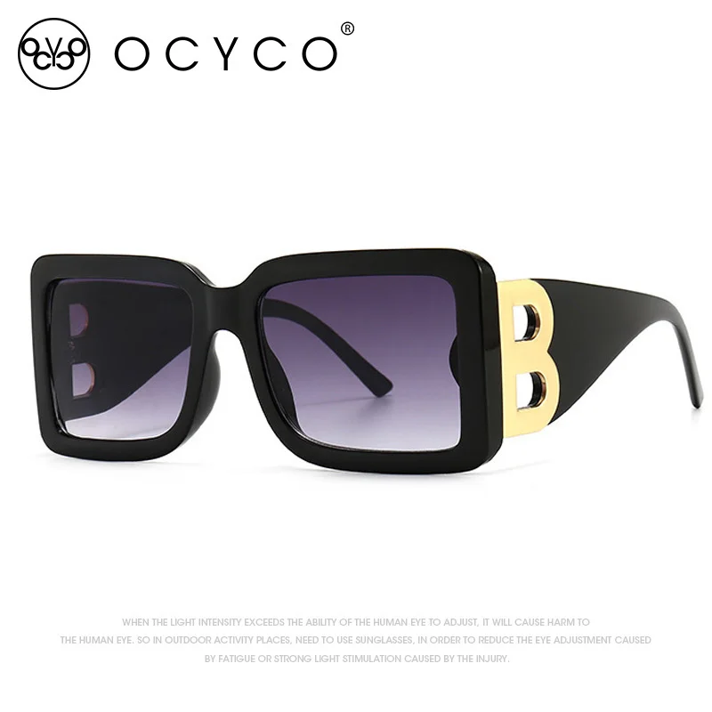 

4301 Luxury New Square Metal Sunglasses Men Vintage Sunglass Punk Sun Glasses Women Oculos Feminino Lentes Gafas De Sol UV400