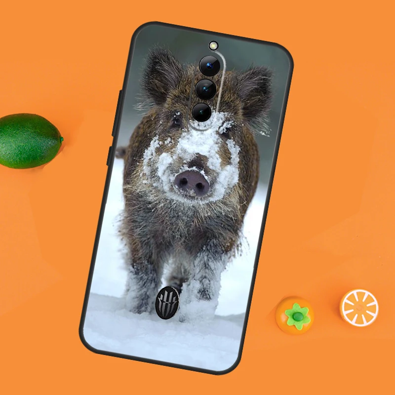 Чехол с рисунком дикого кабана для ZTE Nubia Red Magic 9 Pro 8 8S Plus 6 7 6S 7S 6R