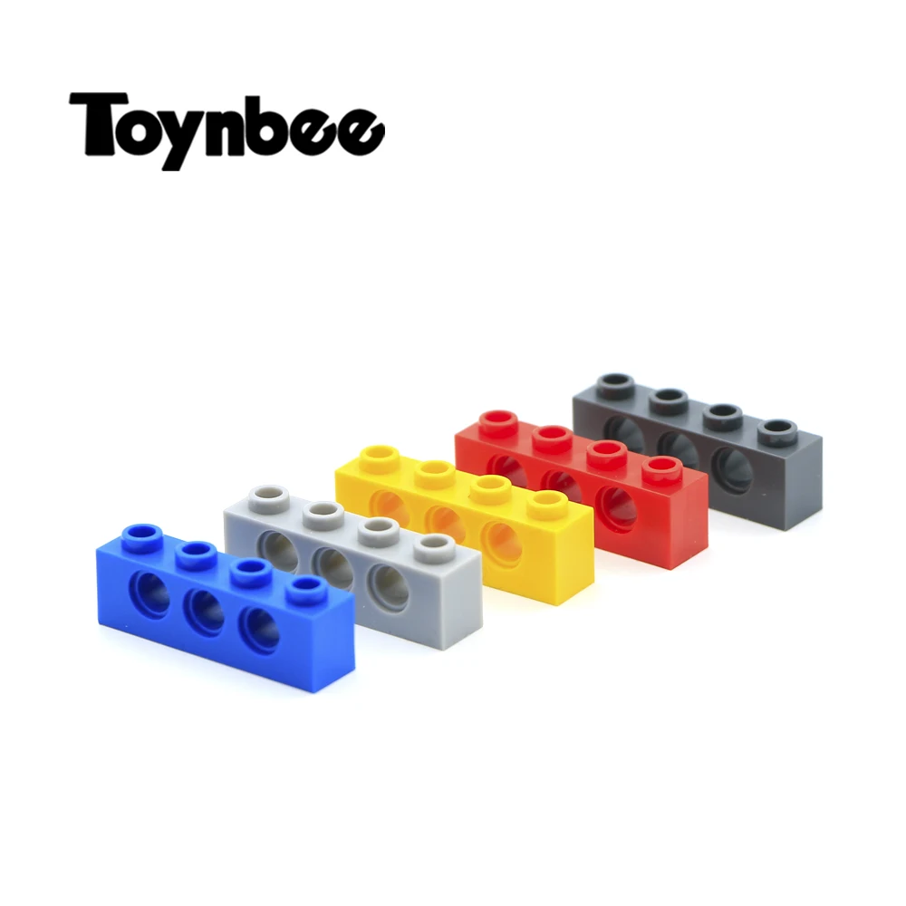 

Technical Parts Thick Bricks 1x4 Building Blocks 50/100pcs Beam Pin Hole Bulk Technical Accessory MOC Educational Toy Compatible