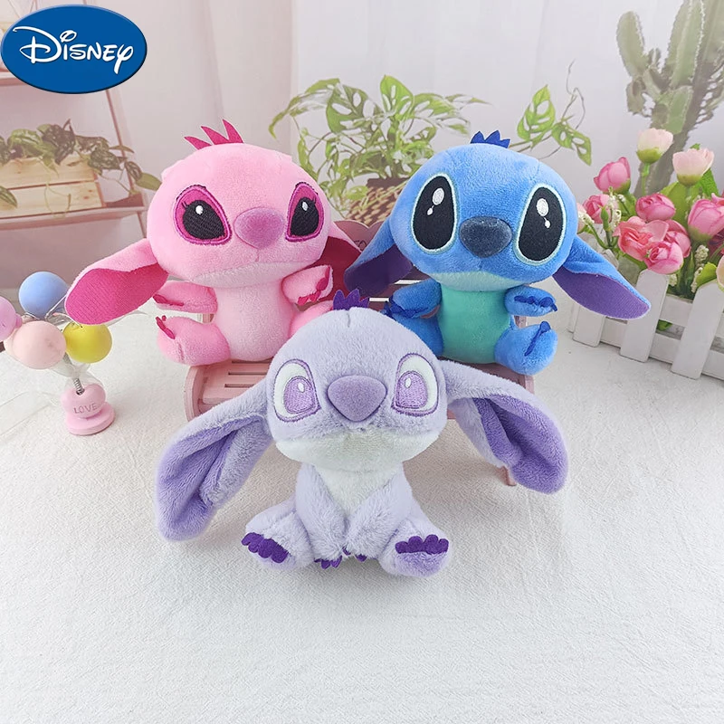 

Disney Lilo & Stitch Couple Cartoon Stuffed Plush Dolls Anime Plush Baby Toys Pendant Toys Kawaii Kids Birthday Christmas Gifts