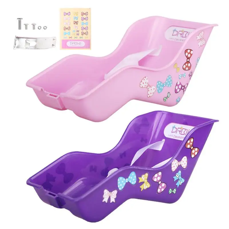

Doll Bicycle Seat Bicycle Holder Seat Attachment Reusable Girl Bike Doll Seat Bike Attachment Accessory For Kids Bikes