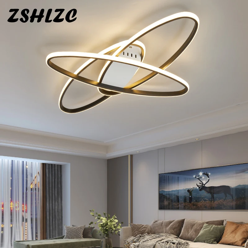 

Smart Home Modern Led Chandelier Lamp APP RC Dimmable For Living Room Bedroom Study room Ceiling Chandeliers Fixtures AC90-265V
