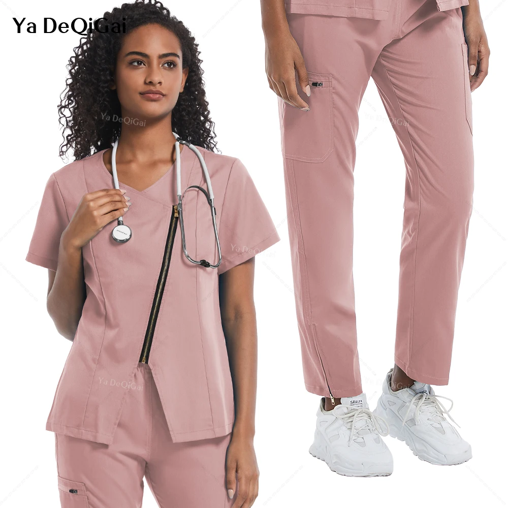 

Медицинские скрабы, набор медицинской одежды для врачей, медсестер, рабочая одежда, аксессуары для кормления, комфортная Клиническая рабочая одежда, униформа для операционной