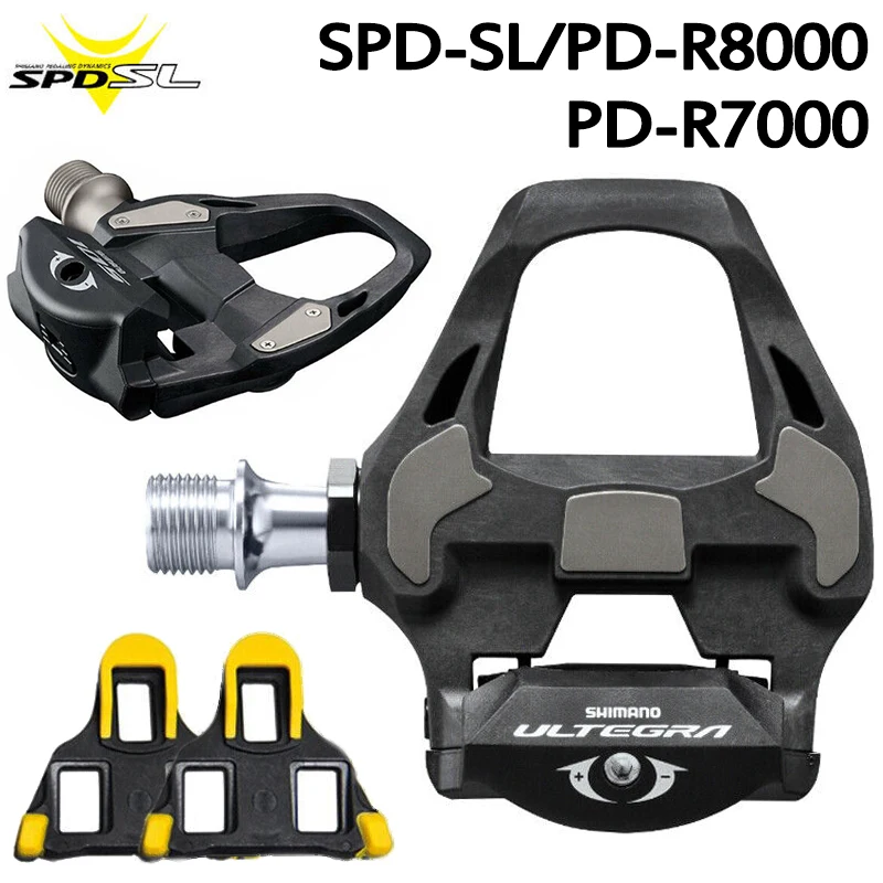 

R8000/R7000 Road Bike Pedals Self-Locking Bicycle Pedals with SM-SH11 Cleat Carbon Cycling Pedal for Road Bike Part Accessories