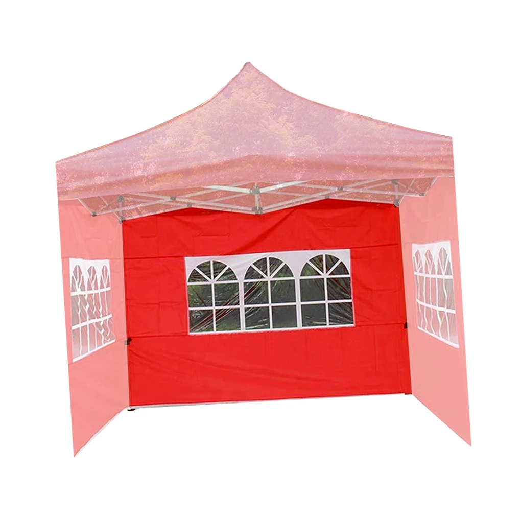 Side Panel Tent Foldable Shade Shelter Top Waterproof Awning With Clear Window  Replacement Sidewall Outdoor