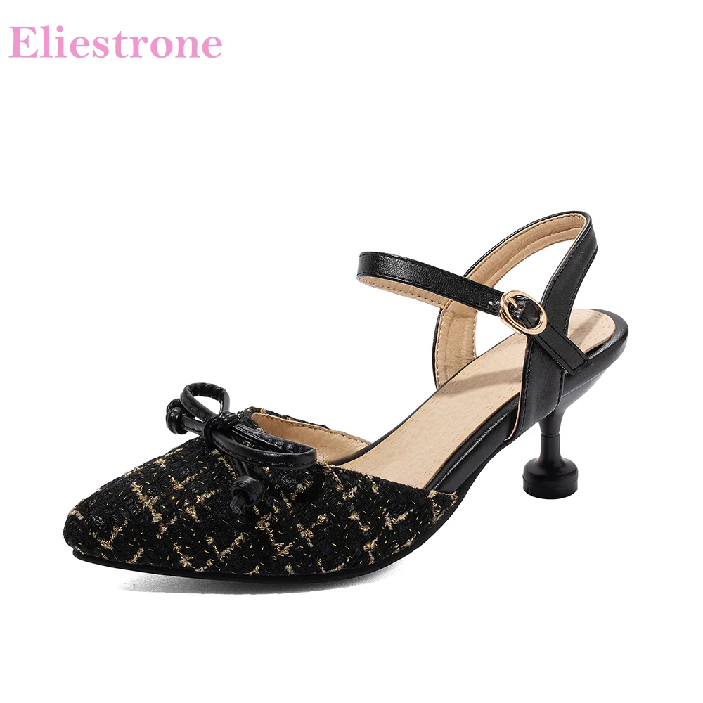 Сандалии женские на высоком каблуке, брендовые босоножки с ремешком на пятке, повседневная обувь, большой размер 32, 12, 43, 45, 48, цвет черный/бежевый, лето