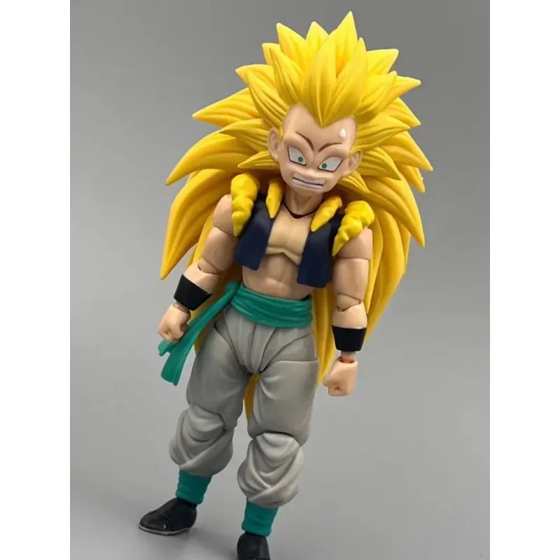 Аксессуары для студии в наличии Kw Dragon Ball S.H. Фигурshf Gotenks Head Ssj3 + базовая форма