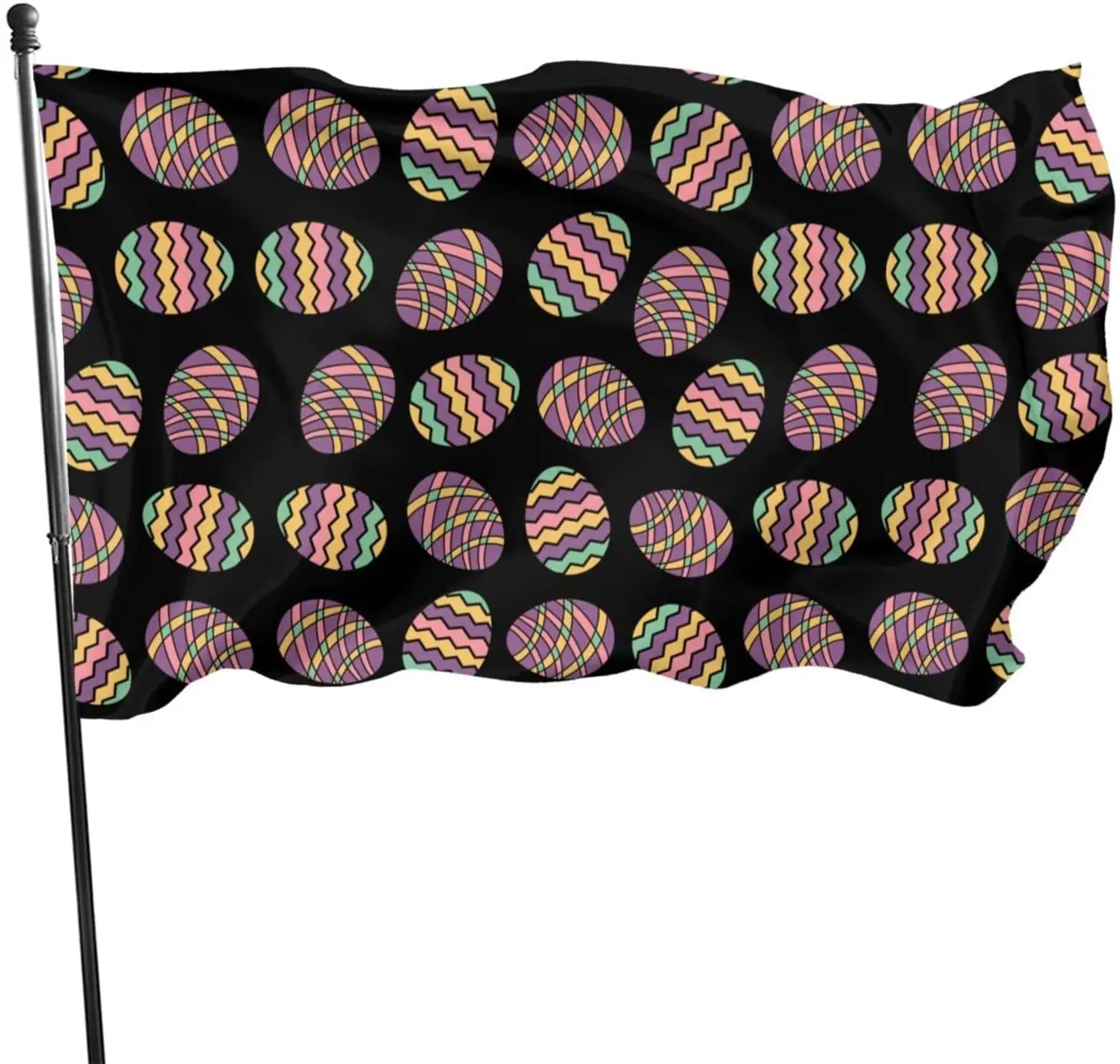 

Easter Egg Pattern Flags Flag Outdoor Indoor Banner Home Garden Decoration Hanging Standard Flag for Yard Garden Lawn Holiday