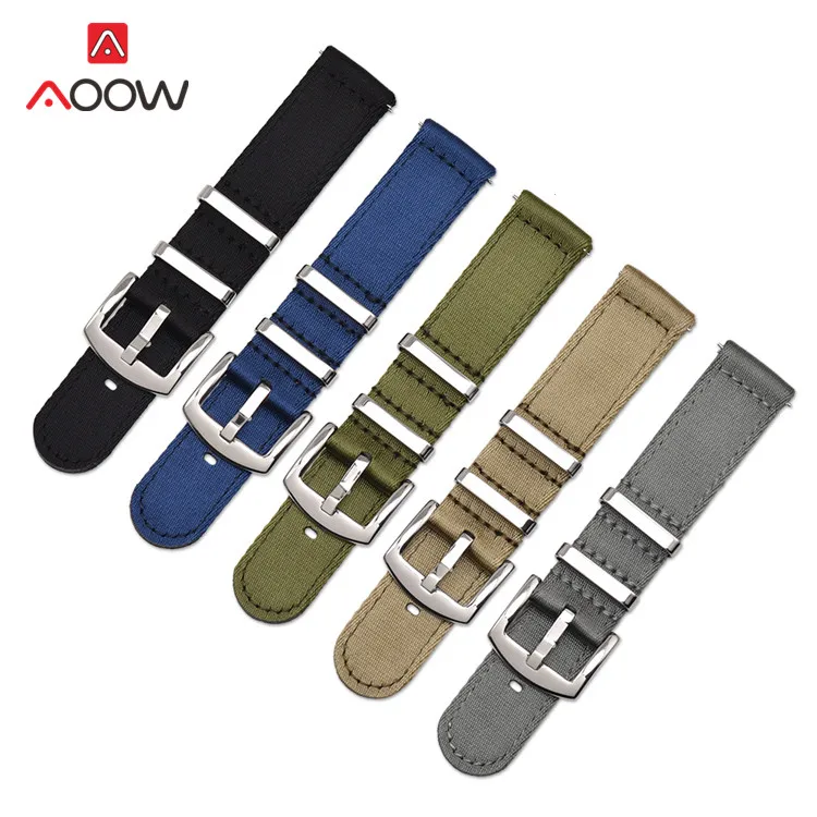 

Woven Nylon Strap 18mm 20mm 22mm 24mm for Samsung Galaxy Watch Active2 Gear S2 S3 Huawei GT 2 Amazfit BIP Canvas Band Bracelet