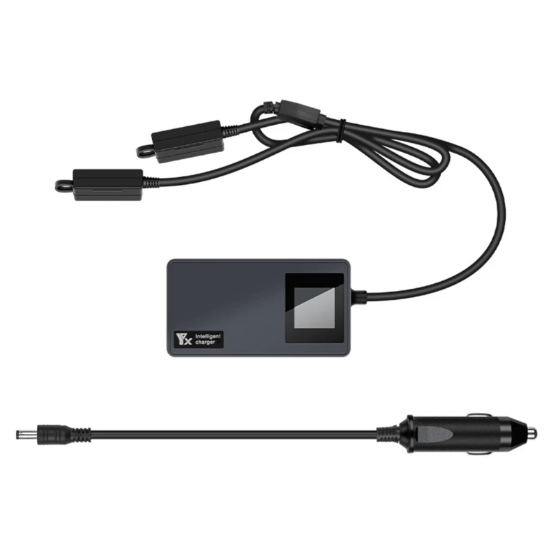 

LCD Display Battery Charger for 3 Drone Car Charger DC 12-16V 7A Input,with LCD Display Charger Hubs E8BE
