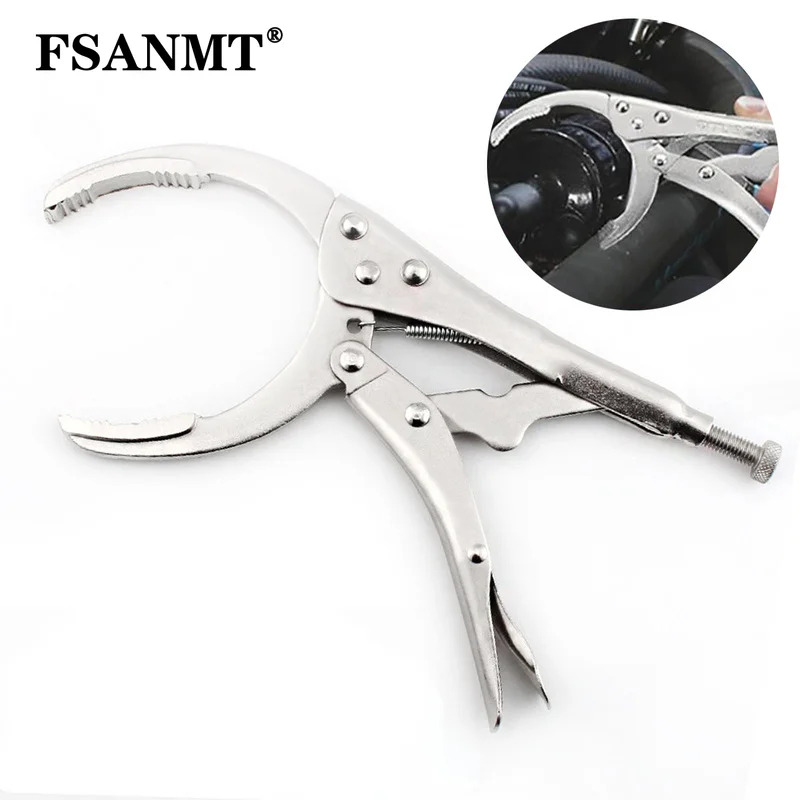 Pliers Clamp Type Clamp Filter Wrench Oil Grid Wrench Oil Change Filter Wrench Useful Tools Oil Filter Disassembly Tool