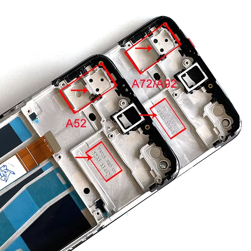 

6.5"Original M&Sen For Oppo A52 CPH2061 CPH2069 A72 CPH2067 LCD Display Screen Frame+Touch Panel Digitizer For Oppo A92