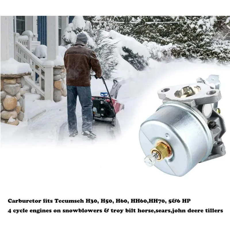 Карбюратор бренда OUNENG Tecumseh 632230 632272 H30 H50 H60 HH60 КАРБЮРАТОР подходит для 5 и 6 HP 4-х
