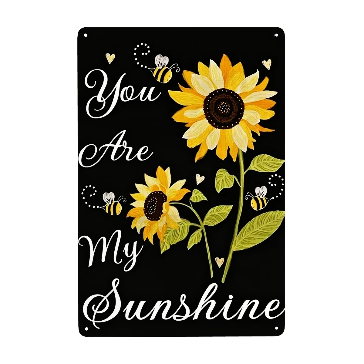 

Metal Sign Decor, Sunflower, You Are My Sunshine, 8*12inches Metal Sign Funny Tin Sign