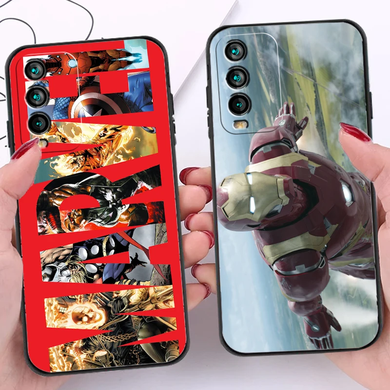 

Marvel Spiderman Phone Cases For Xiaomi Redmi 9AT 9 9T 9A 9C Redmi Note 9 9 Pro 9S 9 Pro 5G Carcasa Soft TPU Funda Back Cover