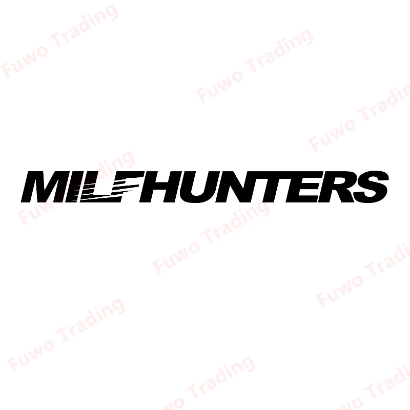 

Fuwo Trading Die-cut Vinyl Decal Hunters Car Sticker Waterproof Auto Decors on Car Body Bumper Rear Window