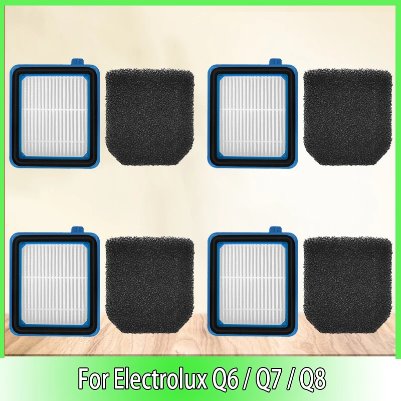 

2/4 PCS HEPA Filter For Electrolux Q6 / Q7 / Q8 / WQ61 / WQ71 / WQ81 / W3N5 Vacuum Cleaner Spare Parts Accessories