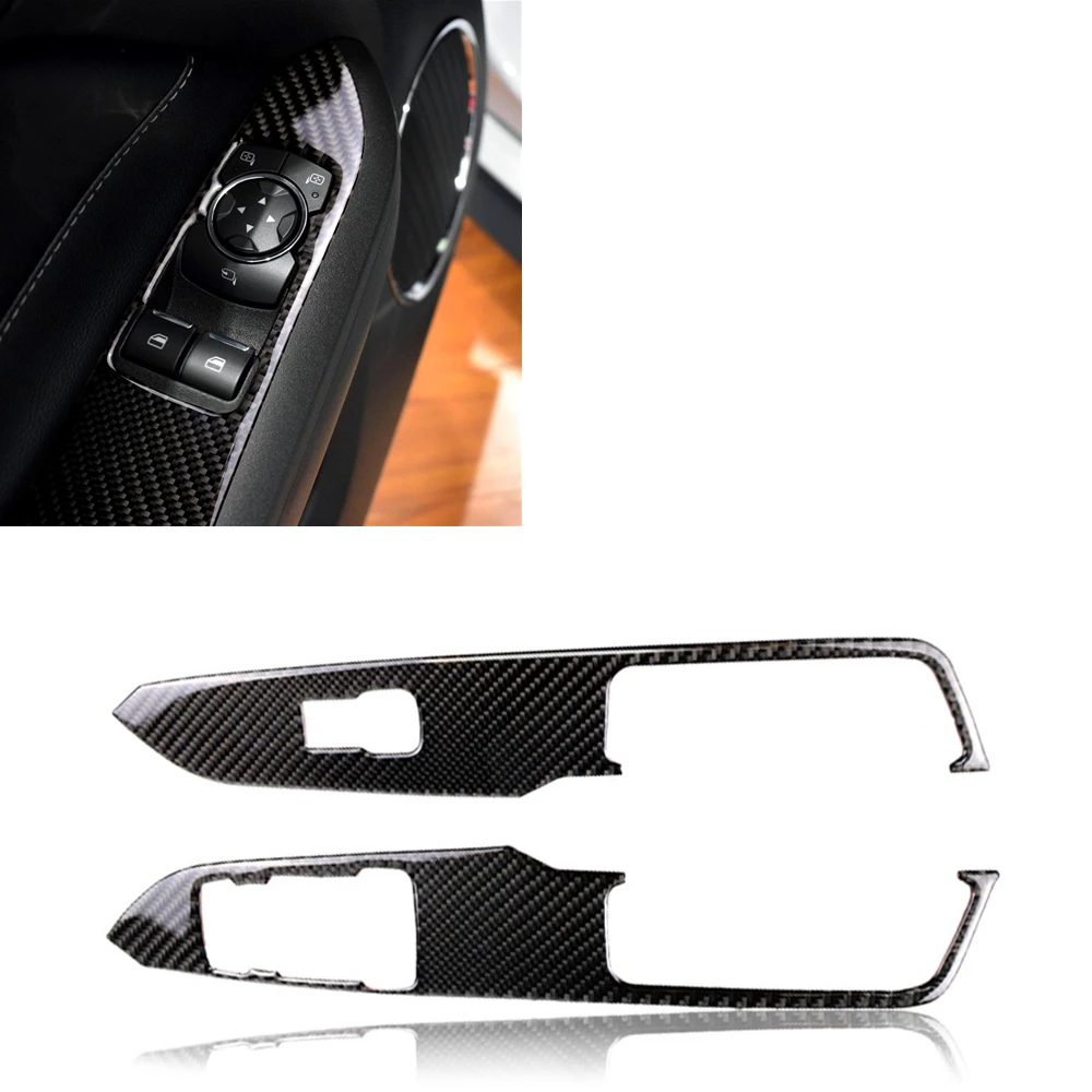 

Переключатель оконного подъемника, замок, рамка, крышка, отделка, наклейка, панель автомобильного ключа, кнопка, декор для Ford Mustang 2015-2023