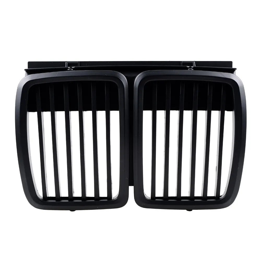 

Front Grille Replacement for BMW E30 3-Series M3 Front Hood Bumper Grill Matte Black 1982-1994