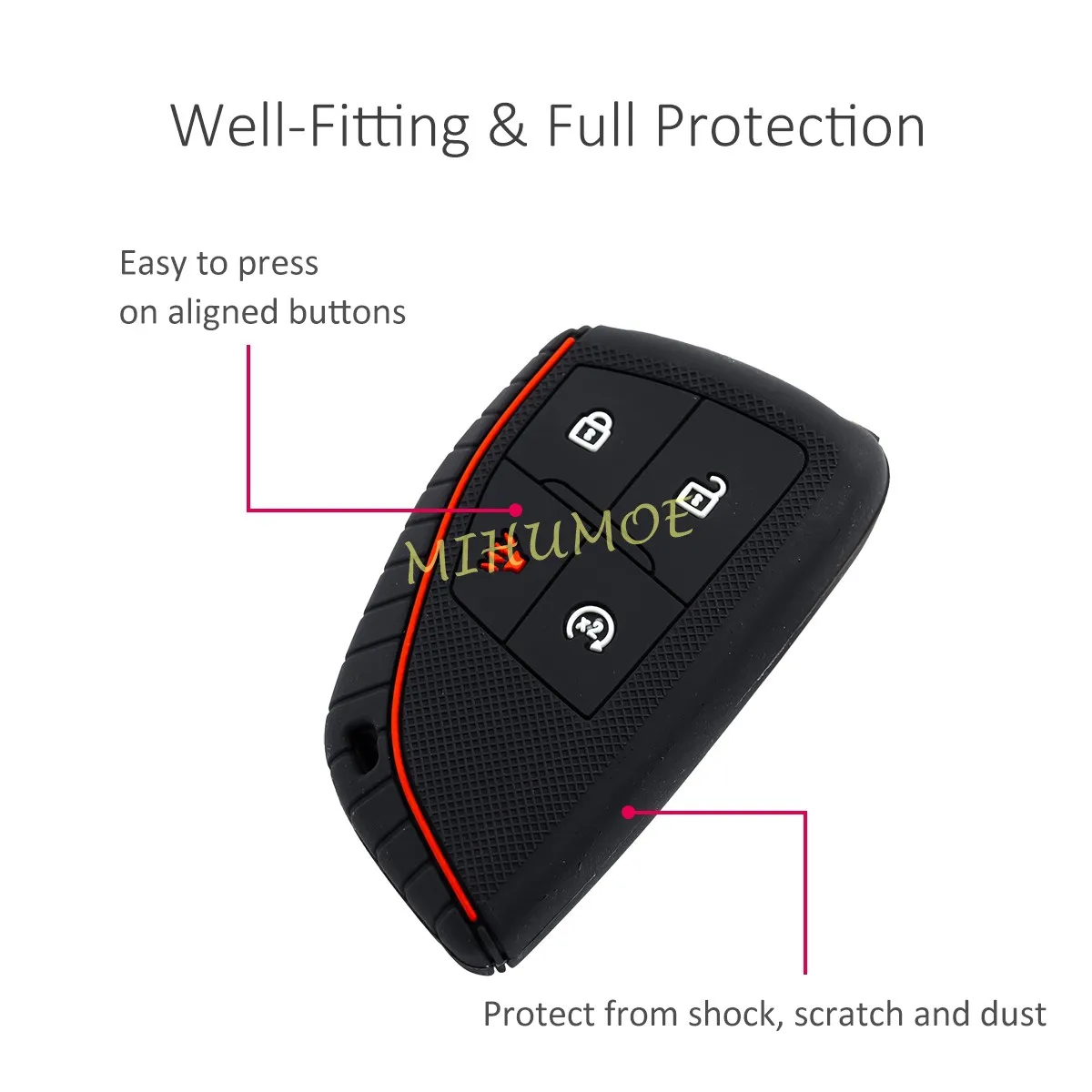 Для Chevrolet Colorado Tahoe Silverado GMC Canyon Sierra 1500 2500HD 3500HD силиконовый 4-кнопочный автомобильный