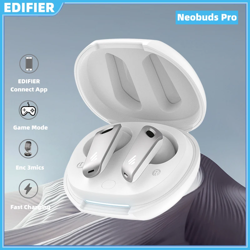 Price اديفير نيوبروز برو 42dB هايبرد ANC سمّاعات أذن لاسلكيّة Hi Res معتمدة مع ميكروفونات LDAC LHDC 6 شحن سريع للغاية