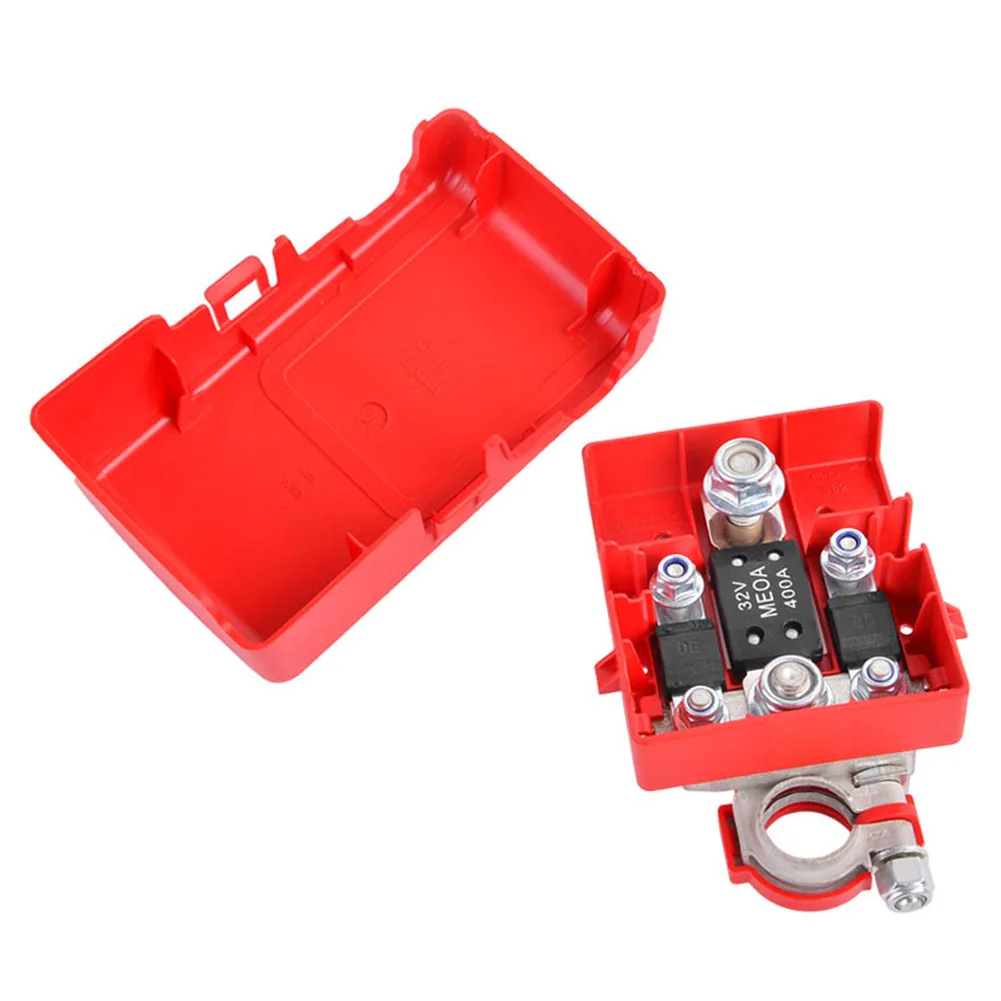 

Adapter Battery Terminal Connector Distribution Metal Pile Head Replacement Vehicle W/ Cover 1pcs 400A Accessories