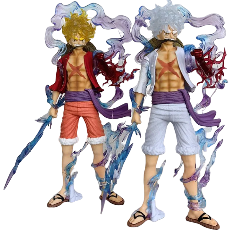 

One Piece Fruit Awakening Form Helios Fifth Gear Nika Luffy New Anime Peripheral Cartoon Hand-made Model Decoration Holiday Gift