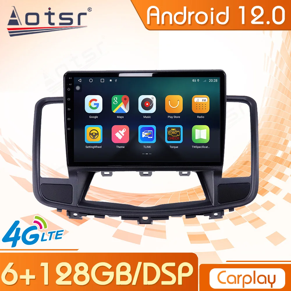 

For Nissan Teana J32 2008-2013 Android 10 Car Tape Radio Recorder Multimedia Player Stereo GPS Navi Video PX6 Head Unit No 2 din