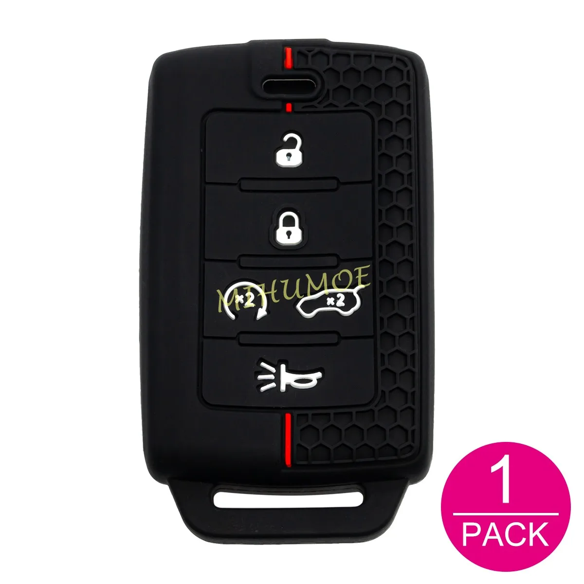 

Для Jeep Grand Cherokee/Grand Cherokee L 2022 2023 2024 2025 силиконовый 5-кнопочный автомобильный пульт дистанционного управления чехол-брелок в виде ракушки