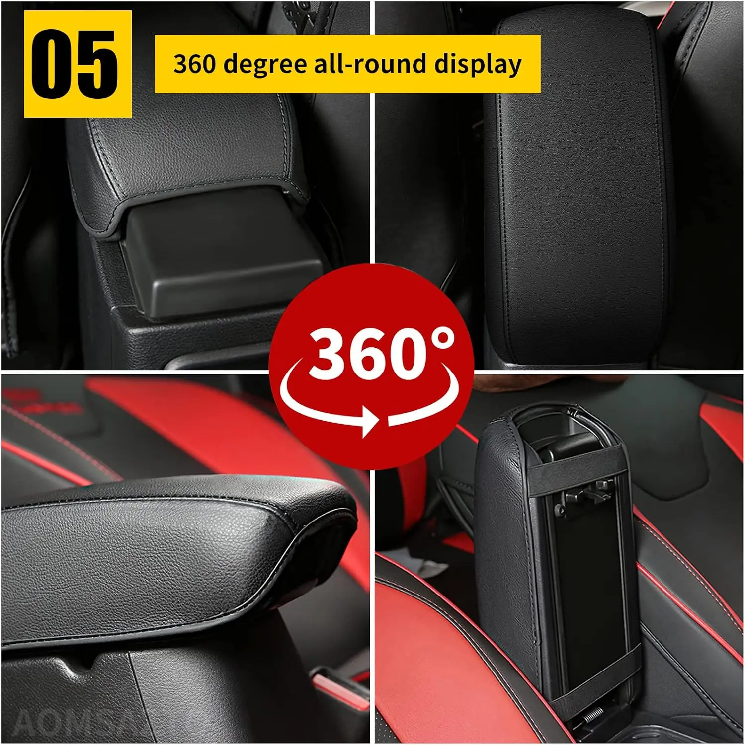 Для Hyundai Sonata 2015-2019: Накладка на центральную консольподлокотник, черная кожа, высококачественные аксессуары для интерьера (art.: 3920dc134dbbf) - 3920dc134dbbf