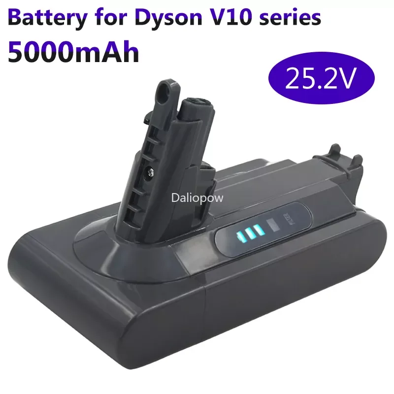 

NEW V10 25.2V 5000mAh Lithium-ion Battery for Dyson SV12 Cyclone Animal Absolute Total Clean Vacuum Cleaner Rechargeable Battery