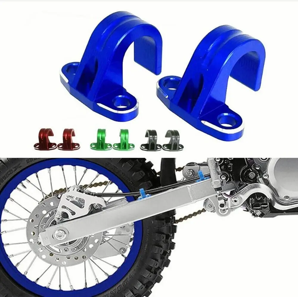 

2X Rear Brake Line Hose Cable Guide Clamp For YAMAHA YZ400 YZ426F YZ450F YZ250X