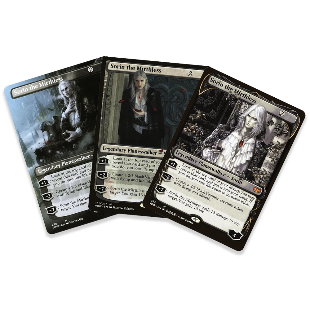 Фото Коллекционные карты TCG: Редкие магические HOLO-карты Сорин, Безрадостный, для домашних игр, хобби, коллекционирования, подарки для мальчиков №2