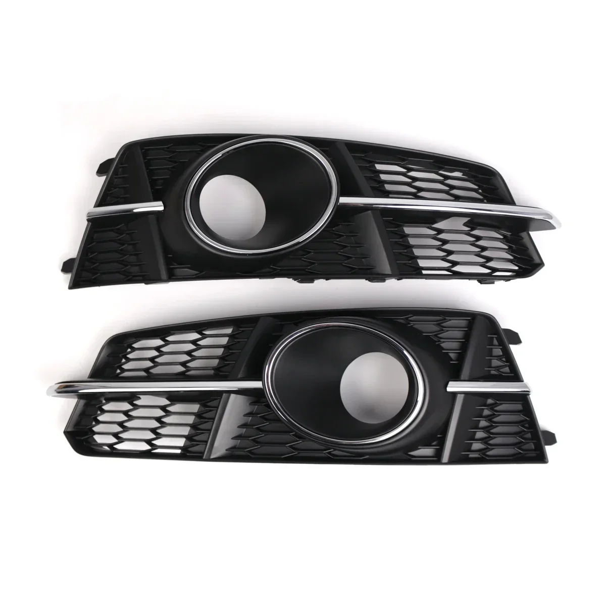 2 шт., передний бампер, противотуманная решетка, противотуманные фары, маска, крышка для AUDI A6 C7 A6L S-Line с противотуманным фонарем 2015-2018 4G0807681AG,4G0807682AG