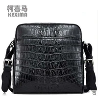 kexima cestbeau crocodile bag for men business casual leather crocodile single shoulder bag for men oblique cross bag for men