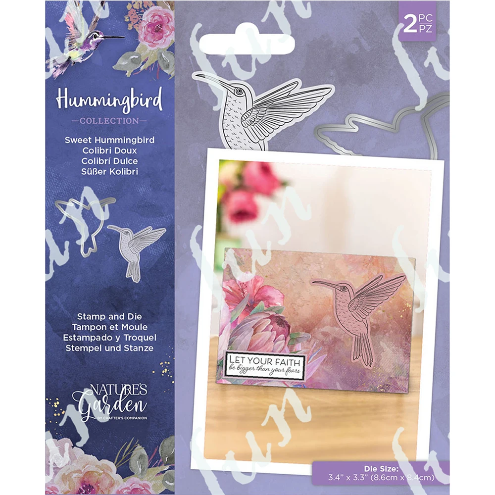 

Sweet Hummingbird 2022 New Metal Cutting Dies Handmade Diy Greeting Cards Scrapbooking Diary Decoration Stencil Embossing Molds