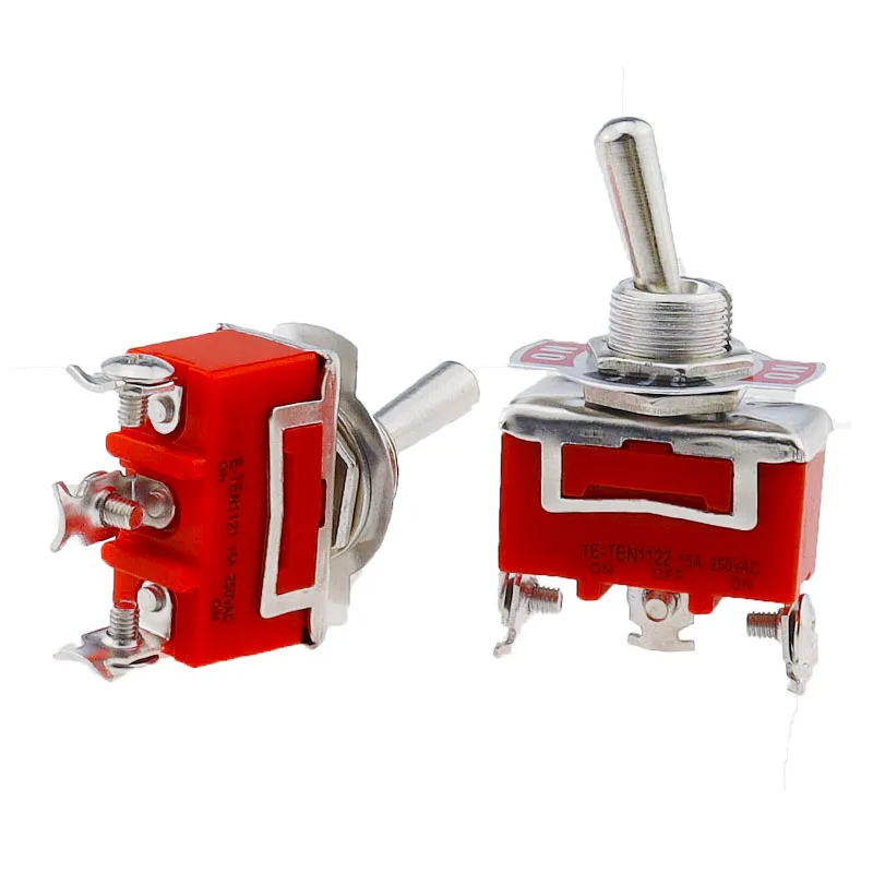 1 шт. переключатель 15 А 250 В 2/3/4/6 контактов 2/3 позиций терминал Вкл/Выкл 1121 1021 1321